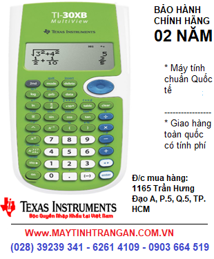 TI-30XB, Máy tính khoa học Texas Instruments TI-30XB MULTIVIEW dành cho Học sinh-Sinh viên-Giáo viên| CÒN HÀNG